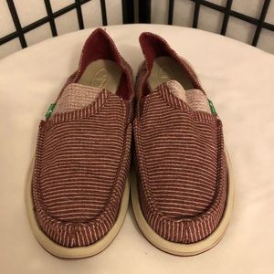 Sanuk Pick Pocket Fleece Slip On Canvas Yoga Mat